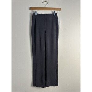 Lululemon Womens Ribbed Softstreme Size 2 Zip-Leg Cropped Pant 25” Black NWT